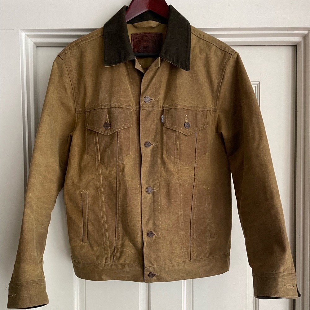 Levi's Filson Waxed Tin Cloth Trucker Jacket